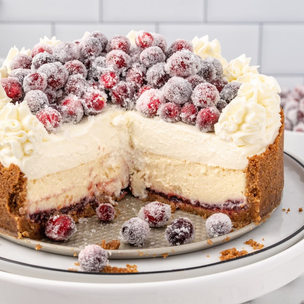 Christmas Cheesecake - Pass the Dessert